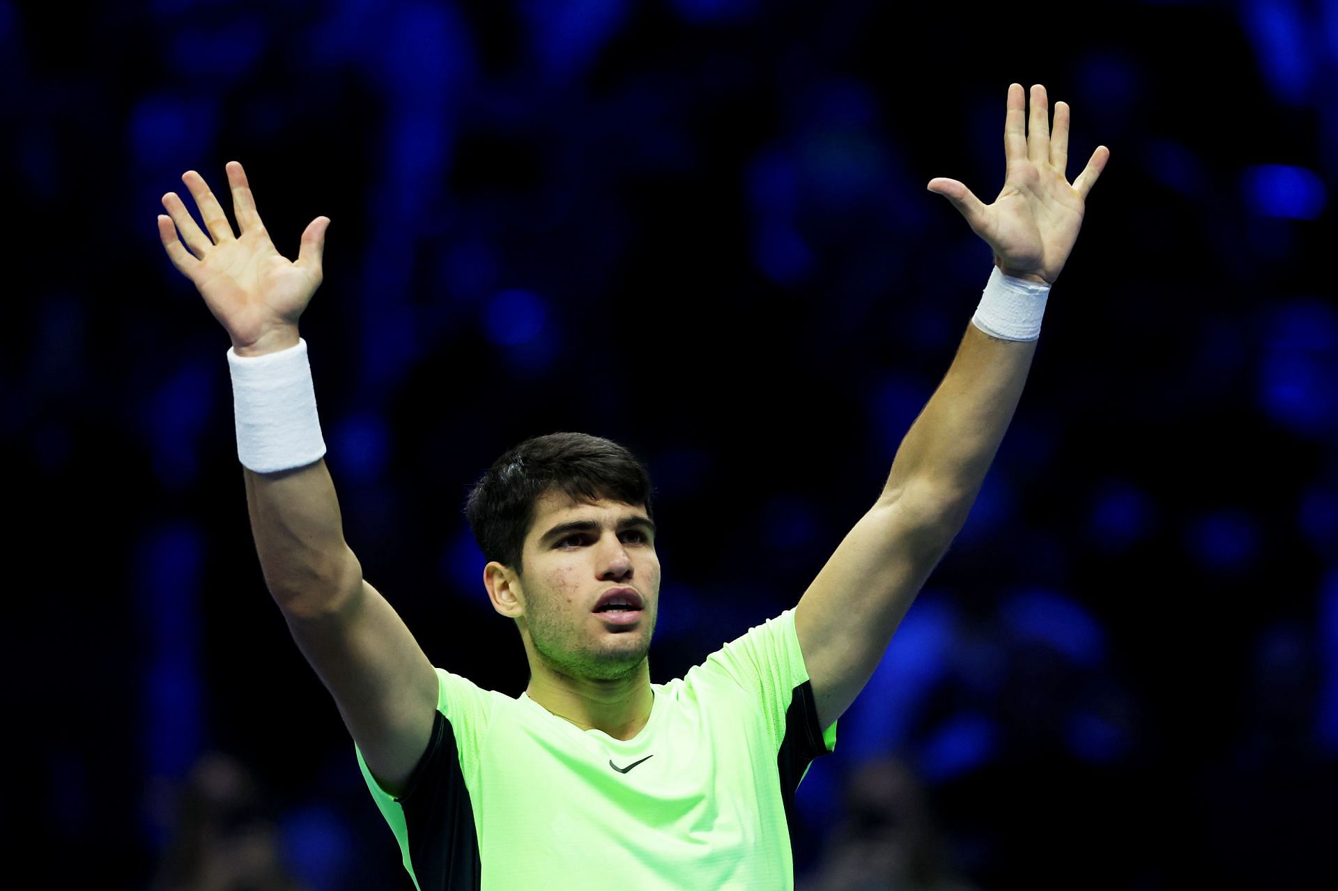 Carlos Alcaraz at the ATP Finals 2023