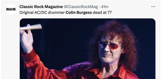 Who was Colin Burgess? Net worth and all you need to know as AC/DC’s ...