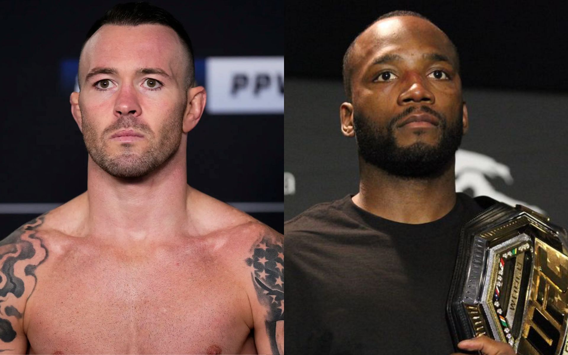 Colby Covington and Leon Edwards. [via Getty Images]