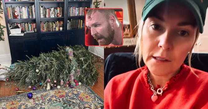 Renee Paquette is ‘raging’ after their Christmas tree gets wrecked and plans on buying a new one