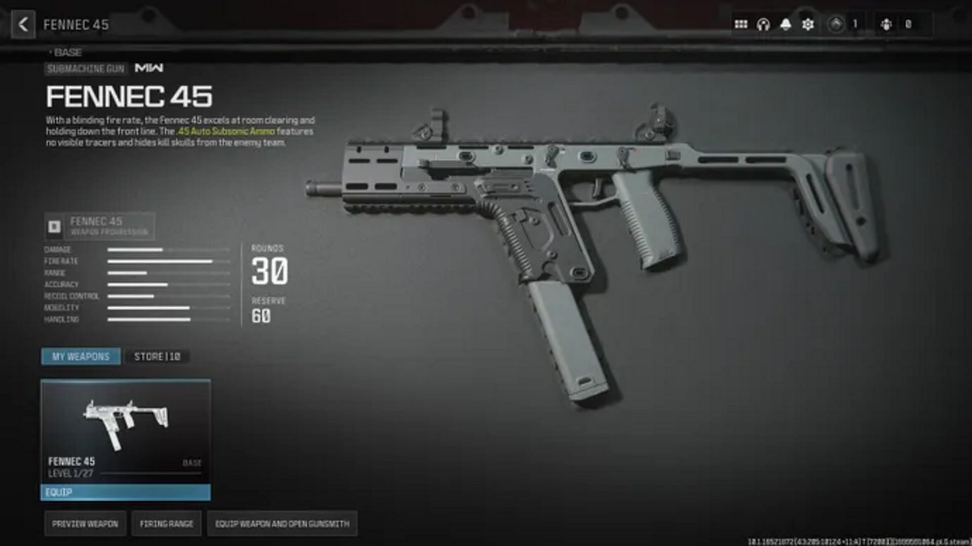 Fennec 45 in Call of Duty: Warzone Season 1 (Image via Activision)