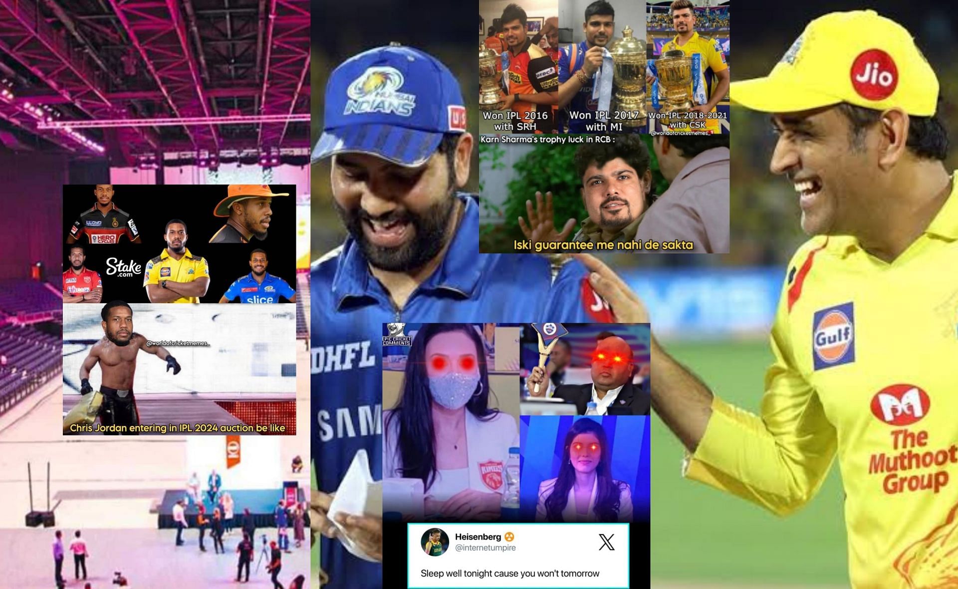 Fans react ahead of IPL 2024 auction. 
