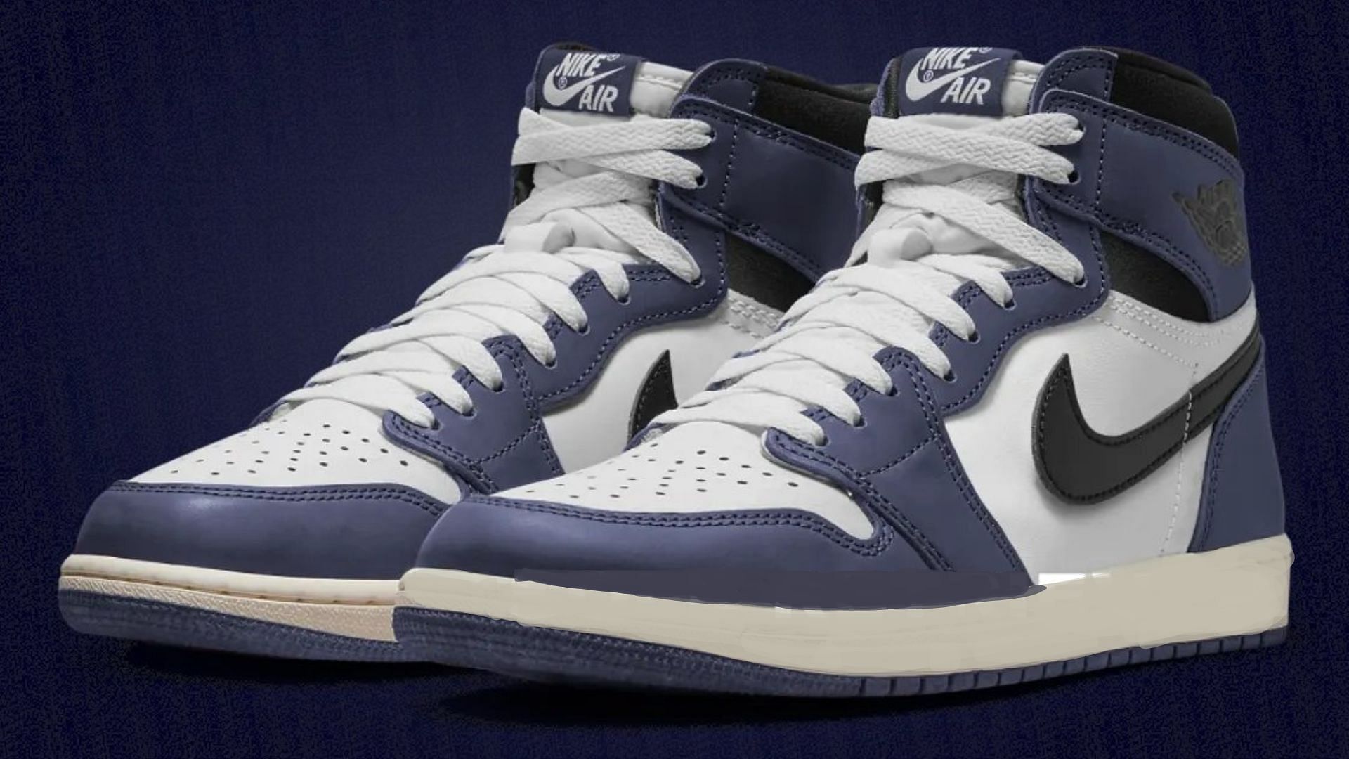 Nike Air Jordan 1 High OG Midnight Navy shoes Where to get price and more details explored