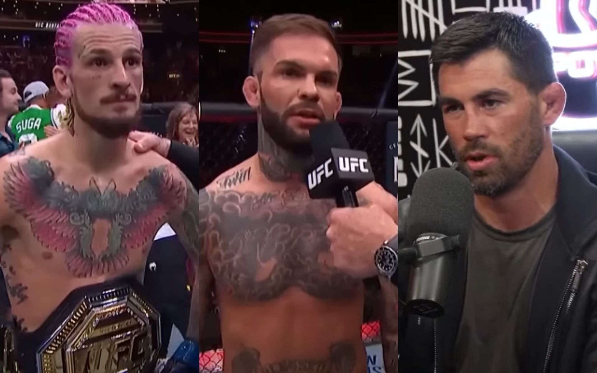 Cody Garbrandt [Middle] says he would rather fight Sean O