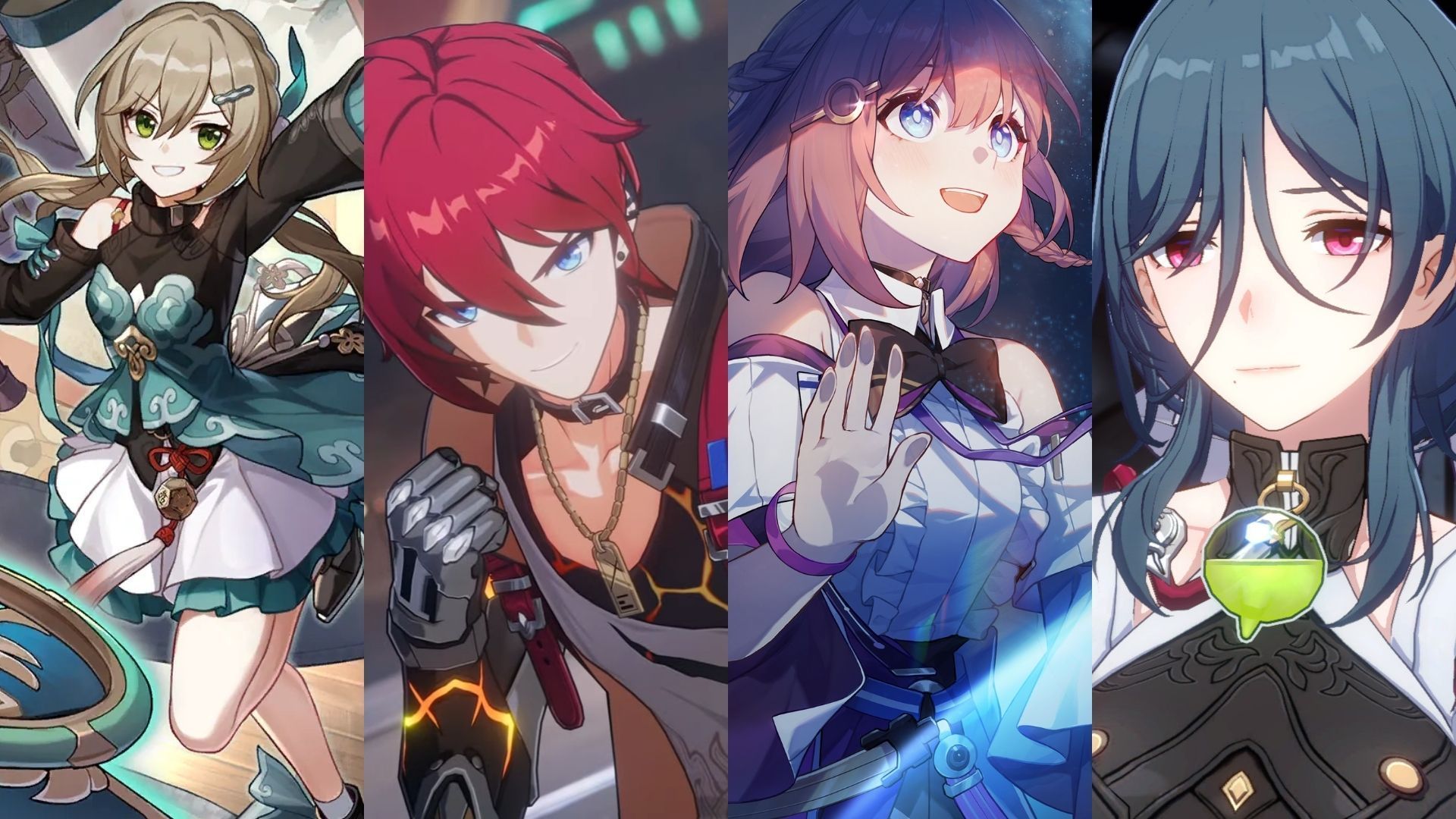 A team featuring Qingque, Luka, Asta, and Natasha (Image via HoYoverse)