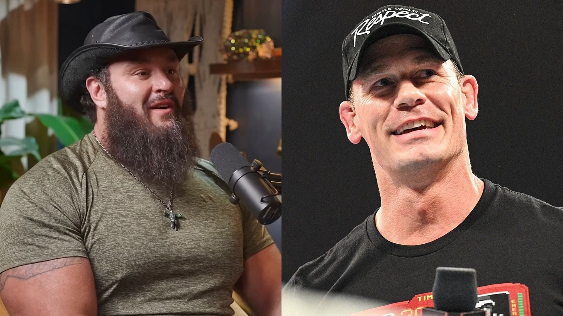 Braun Strowman and John Cena