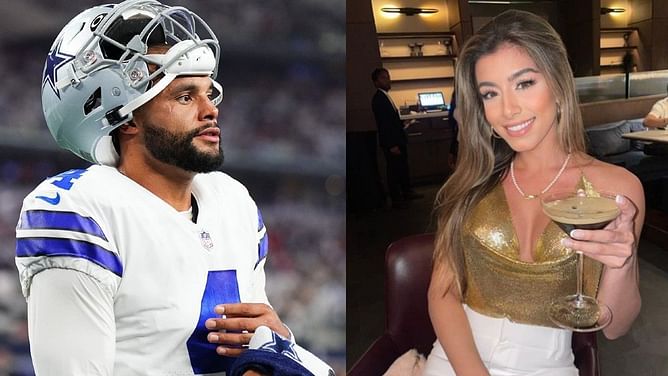Dak Prescott's girlfriend Sarah Jane lends support to Cowboys QB's cancer awareness campaign with Ryan Reynolds