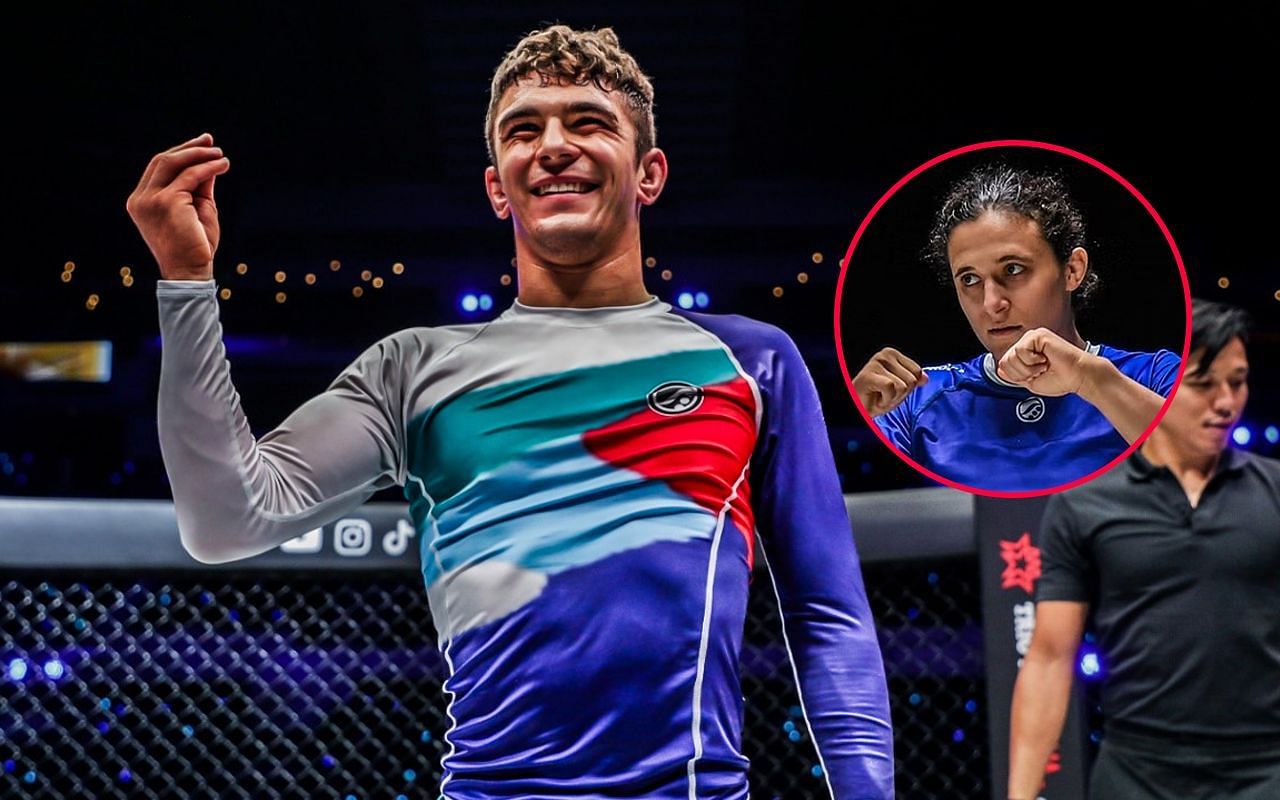 Tammi Musumeci (inset) is grateful that she gets to share her jiu-jitsu success with ONE champion brother Mikey Musumeci. -- Photo by ONE Championship