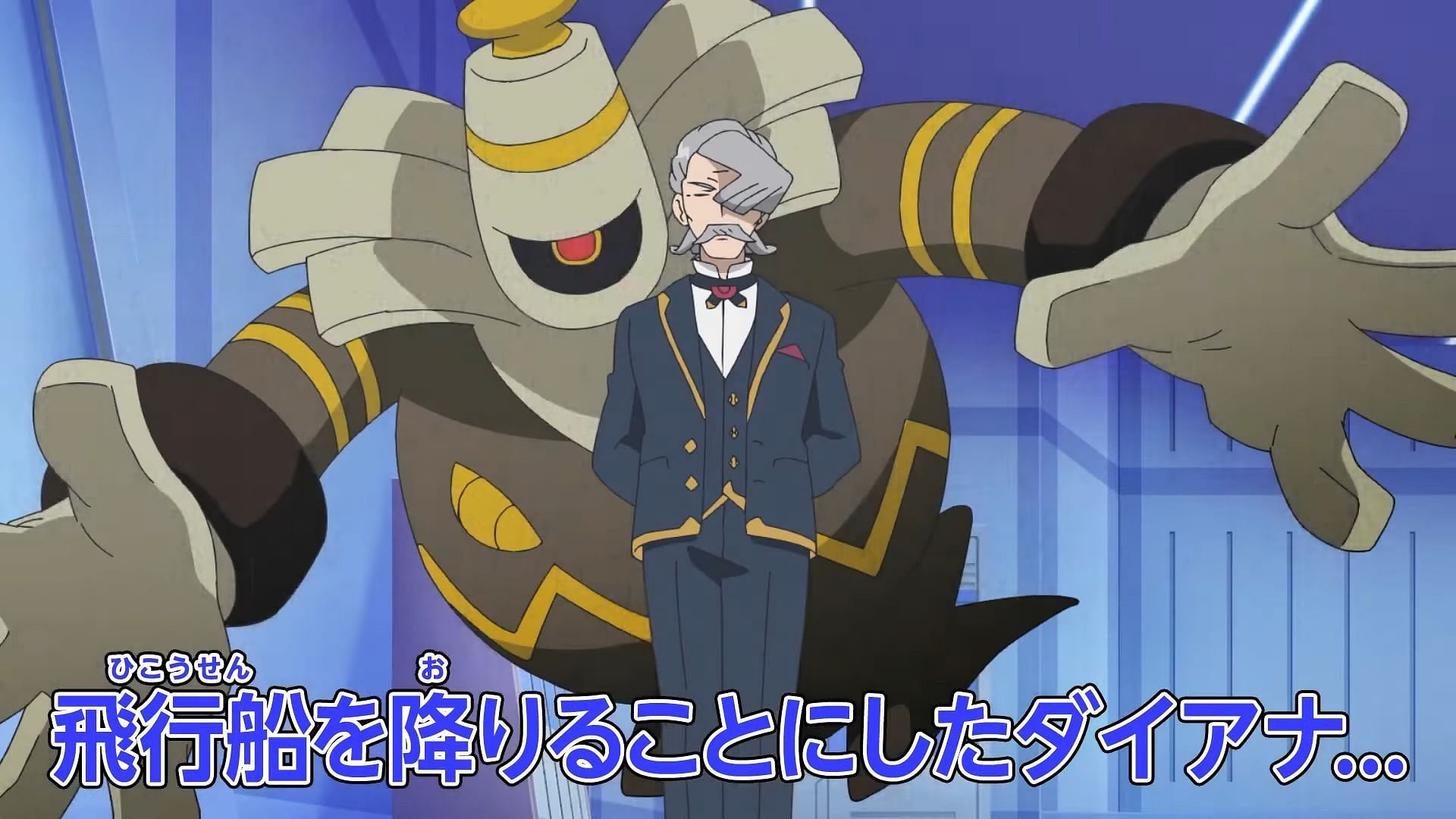 Hamber and his Dusknoir in Pokemon Horizons Episode 34. (Image via The Pokemon Company)