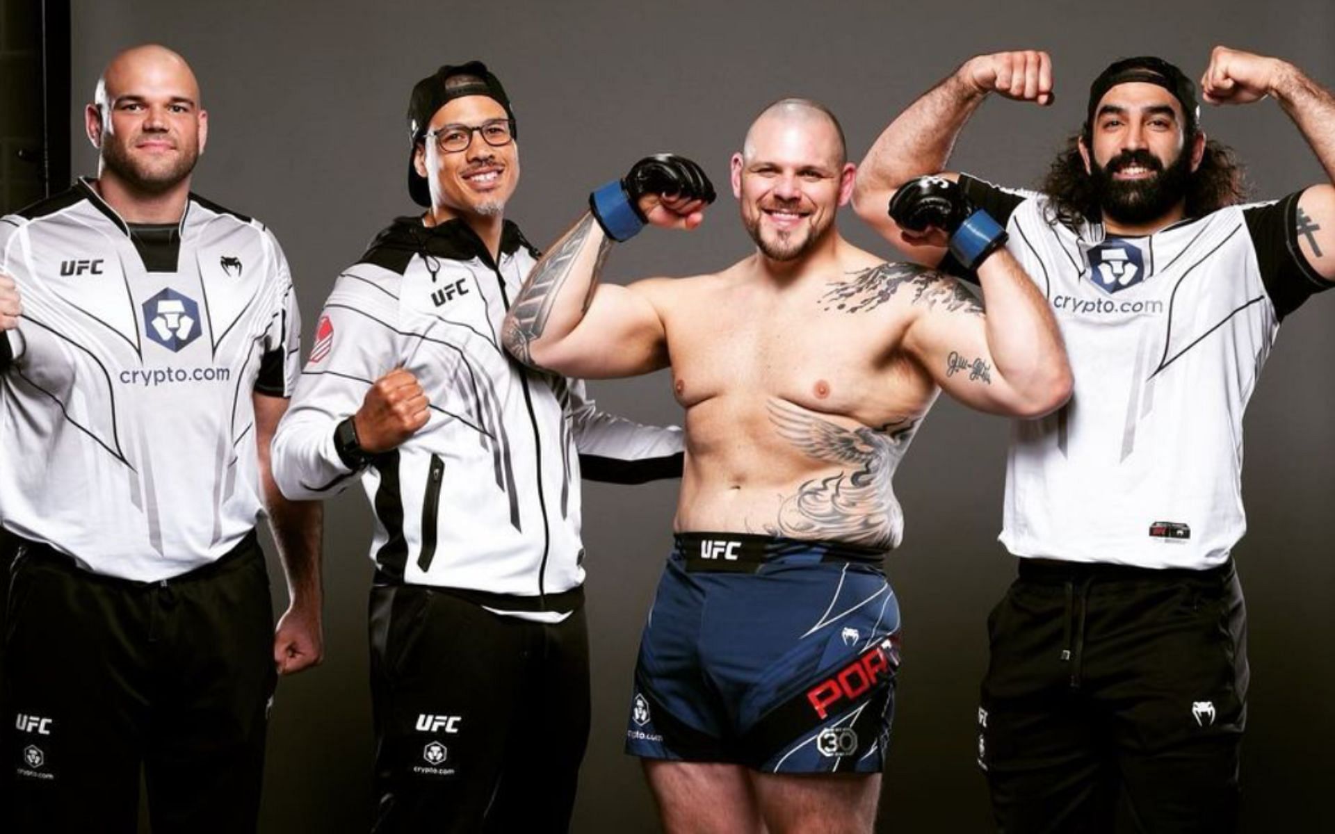 Parker Porter (second from right) was released by the UFC [Photo Courtesy @parkerportermma on Instagram]