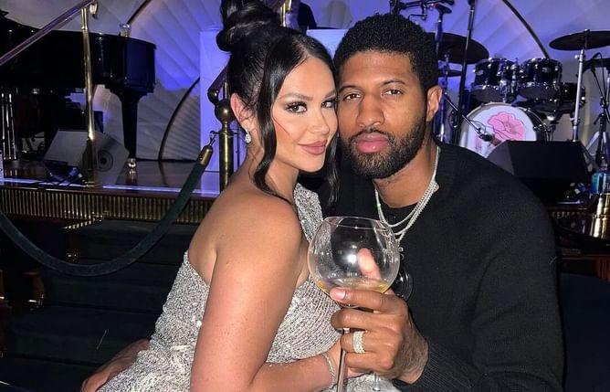 In Photos: Paul George’s wife Daniela Rajic looks festive as she throws lavish Christmas pyjama party for friends