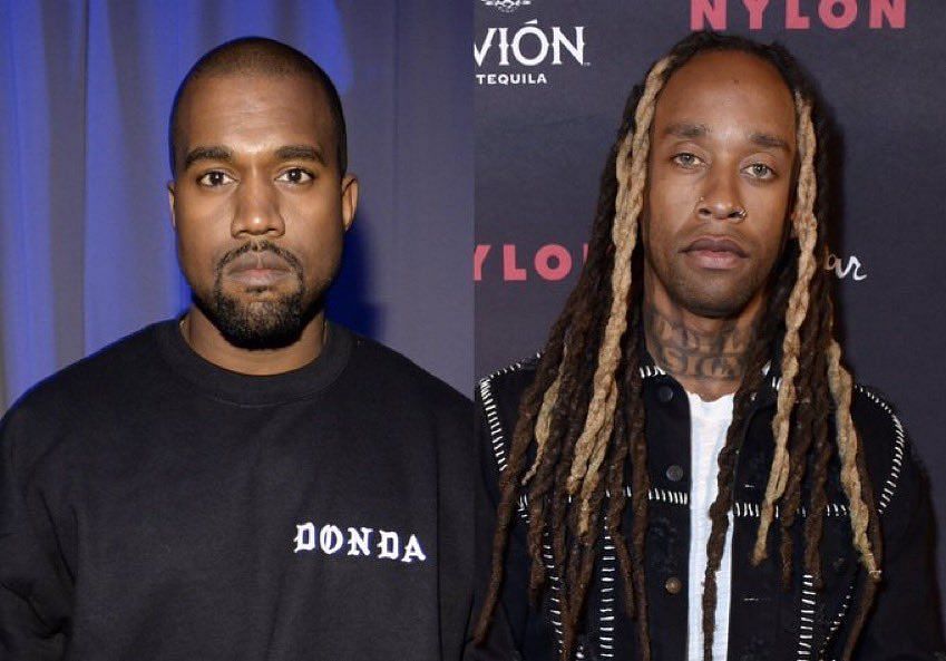 Kanye West and TY Dolla Sign sample a new song. (X/@hznrap__)