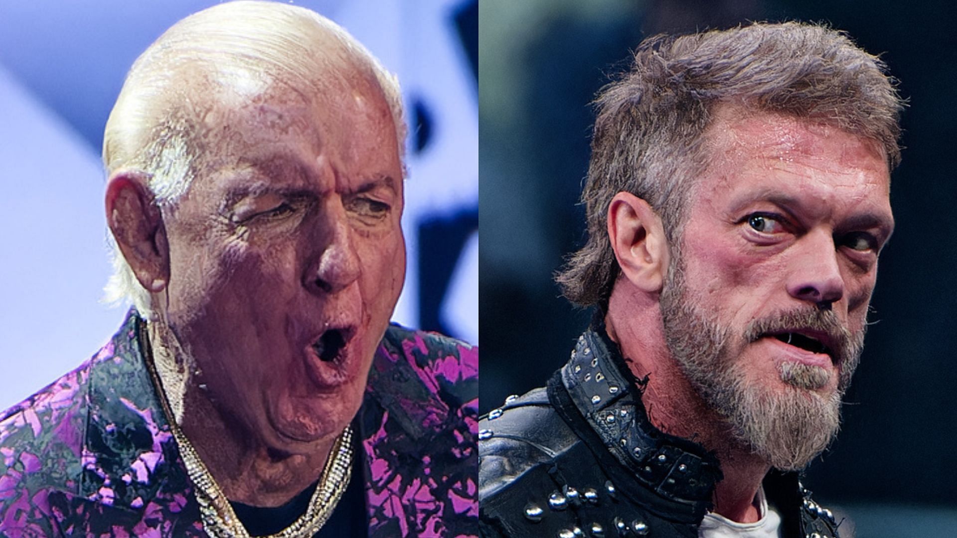 What are Ric Flair and Adam Copeland like backstage in AEW?