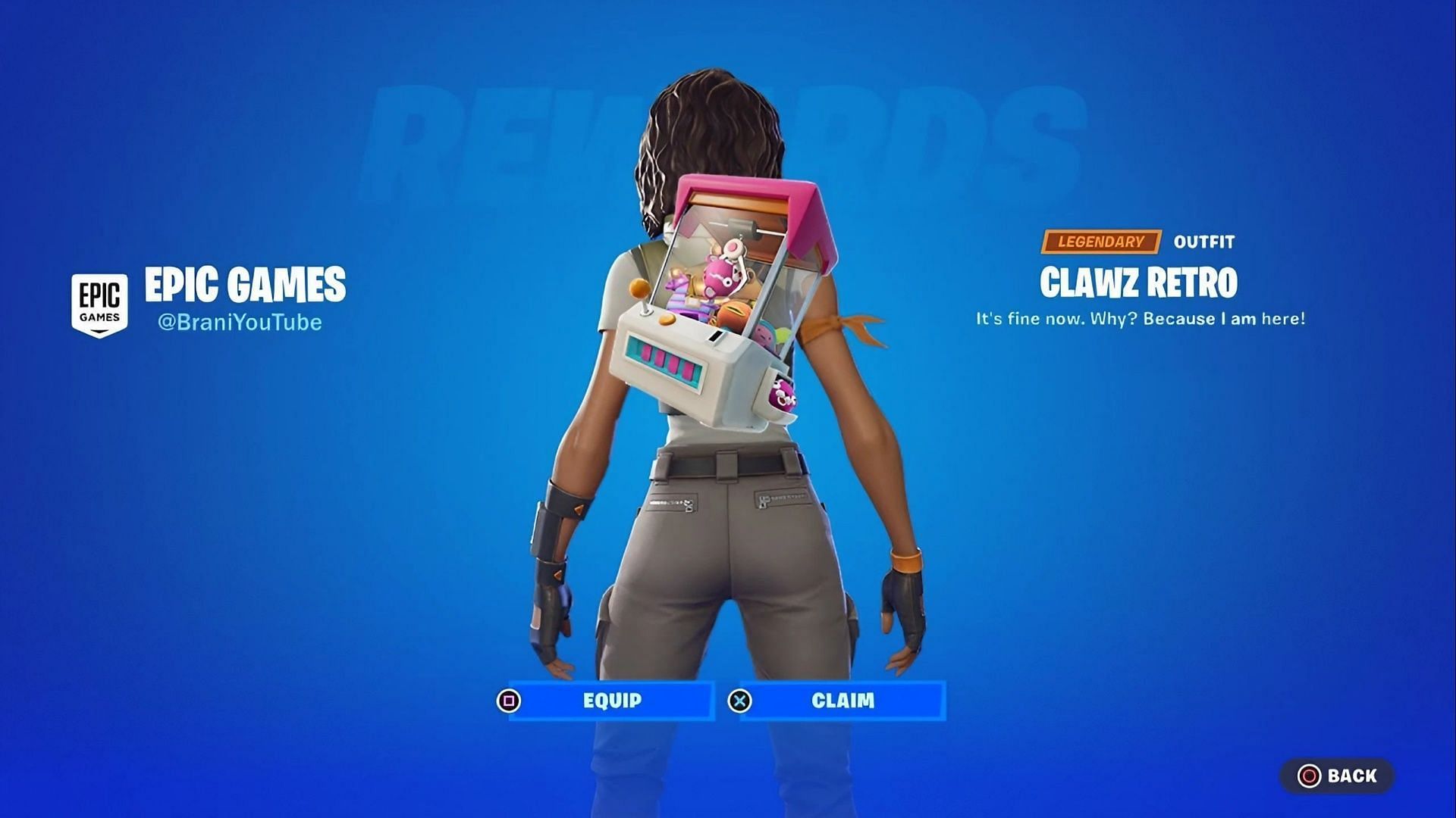 How to get The Clawz Retro Back Bling for free in Fortnite