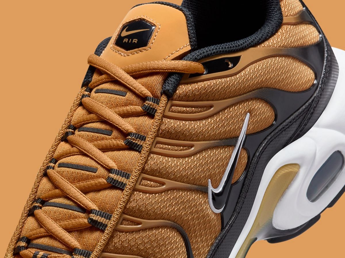 Nike Air Max Plus &ldquo;Wheat/Black&rdquo; sneakers (Image via Sneaker news)