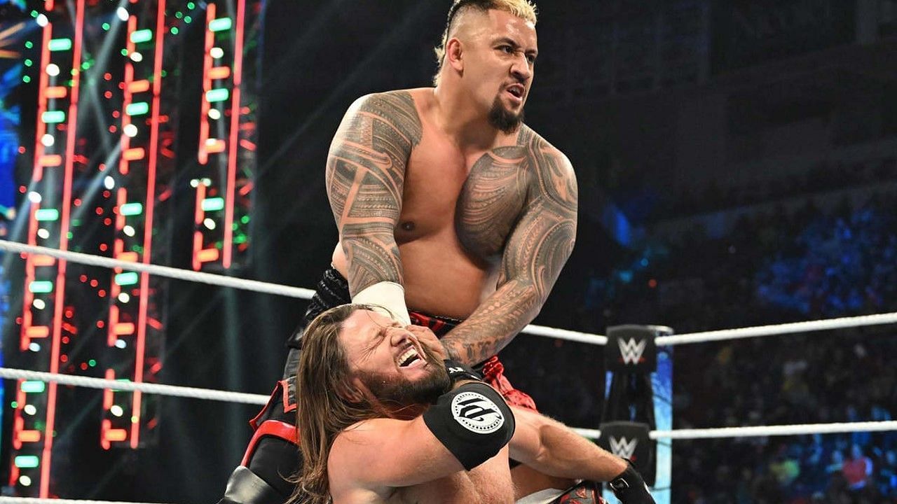 AJ Styles was in a singles match against Solo Sikoa on SmackDown