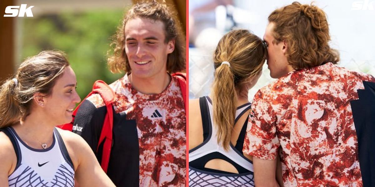 Paula Badosa and Stefanos Tsitsipas pictured together