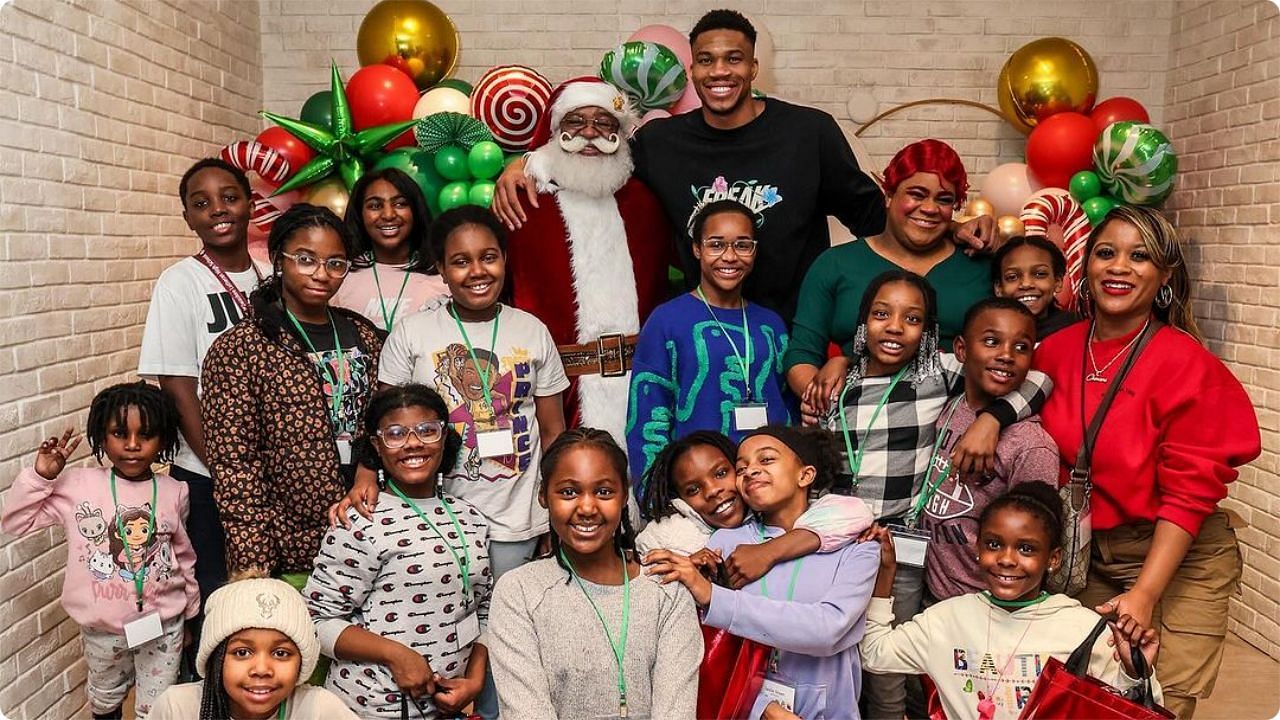 Giannis Antetokounmpo takes out time to give back to the community