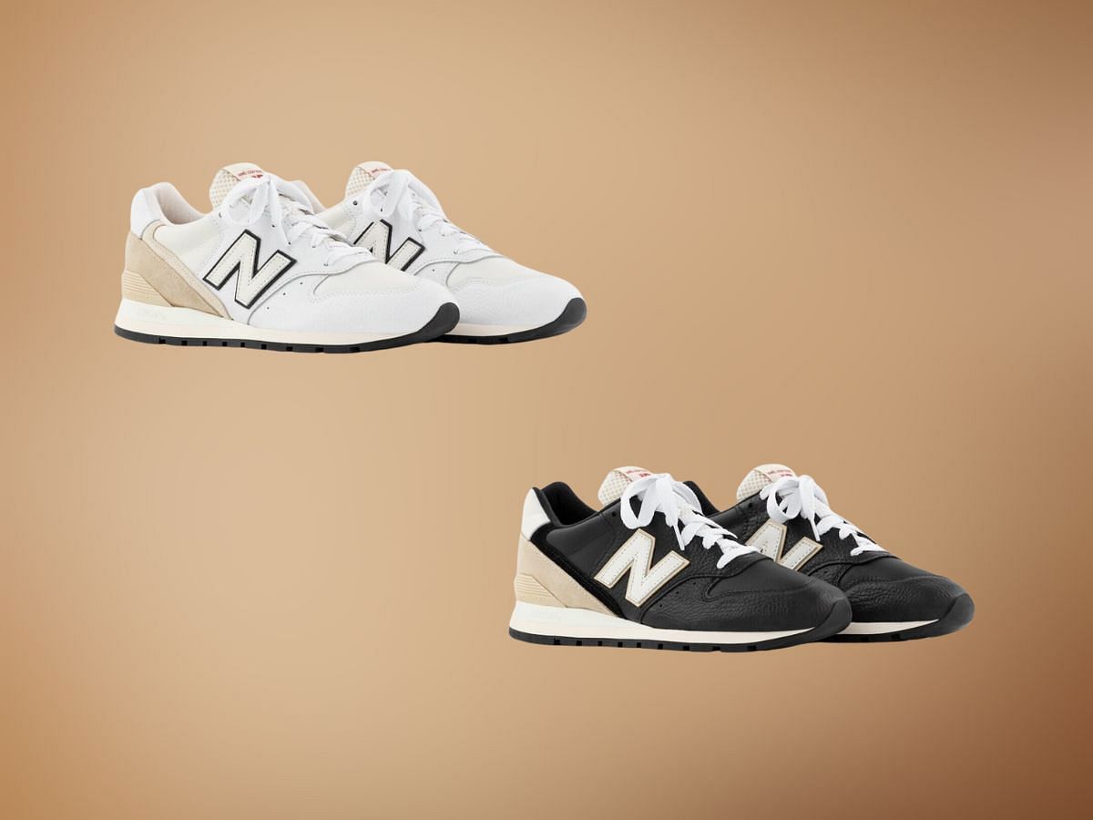 Aim&eacute; Leon Dore x New Balance 996 &quot;White&quot; sneakers