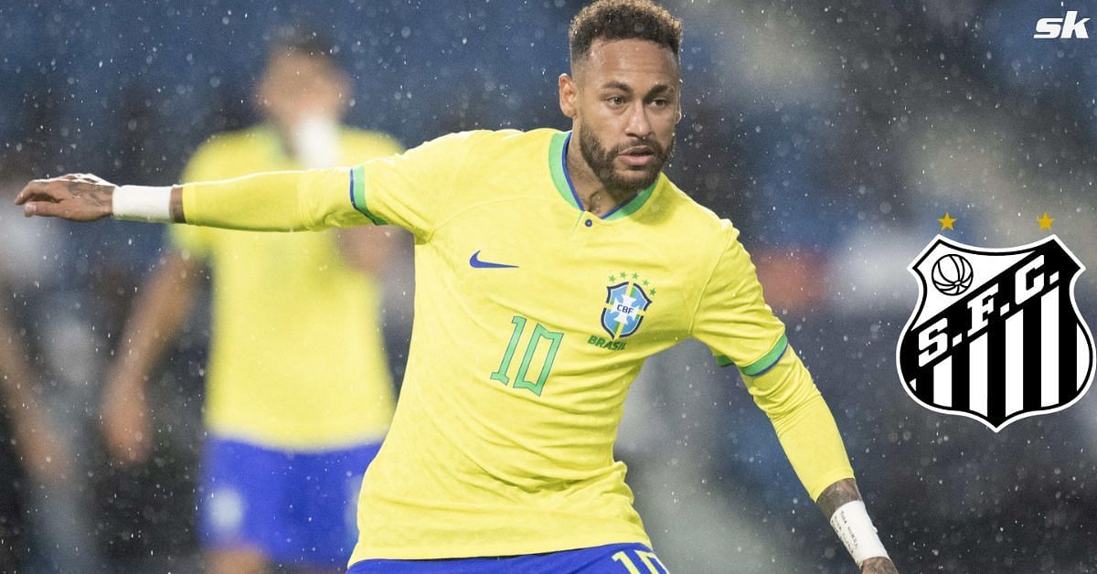 Neymar reacts to his former club Santos