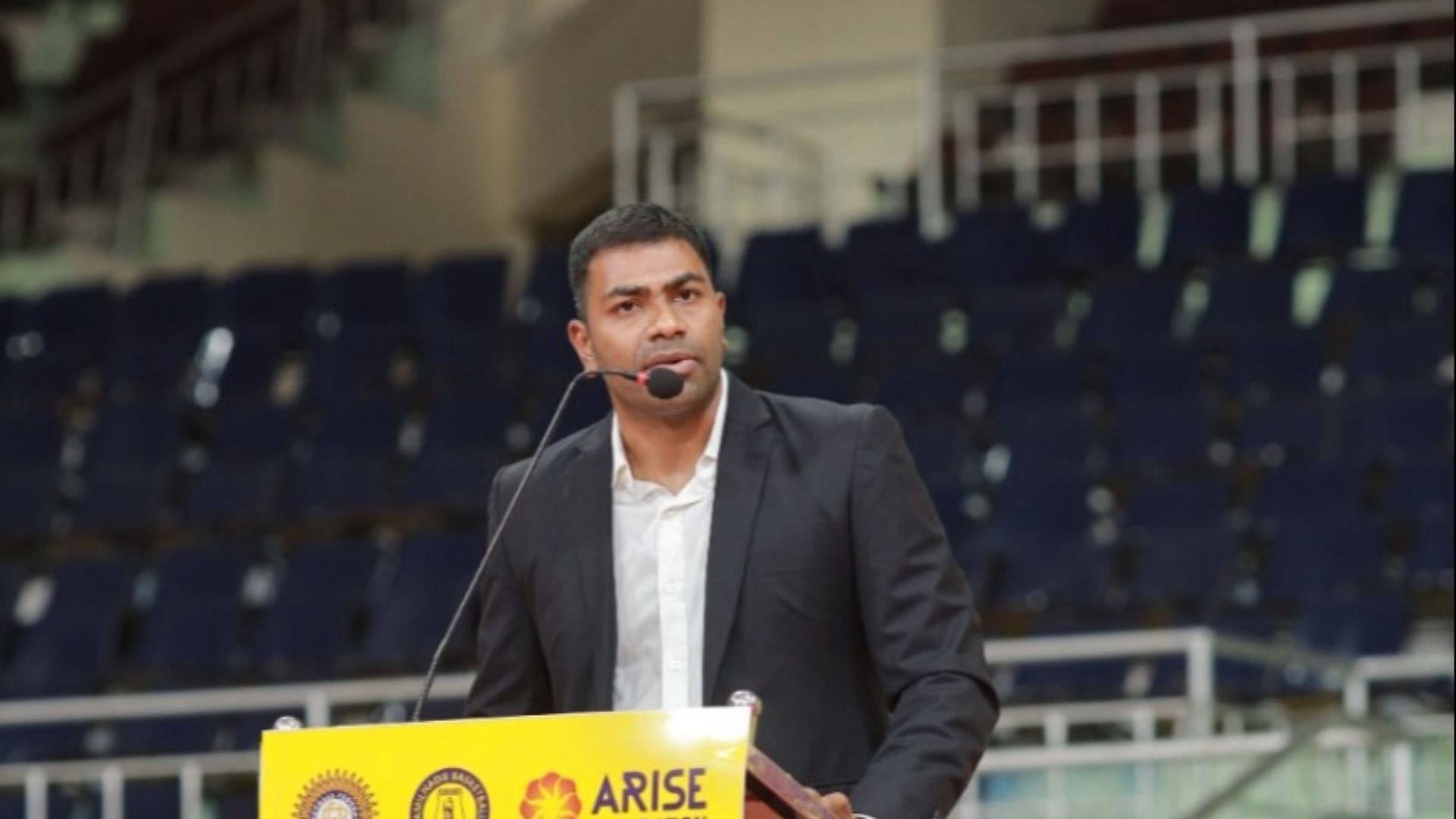 &quot;3x3 basketball is the future of India,&quot; believes Basketball Federation of India President Aadhav Arjuna (Image via Aadhav Arjuna/X)