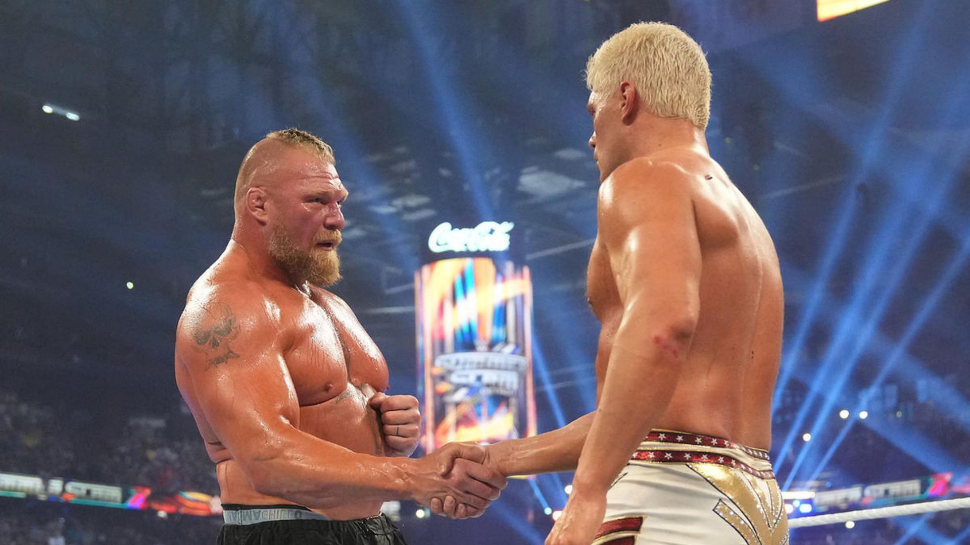 Brock&#039;s latest WWE appearance was in SummerSlam.
