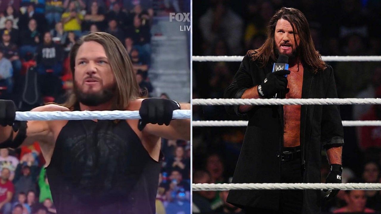 AJ Styles opened SmackDown this week with a promo segment