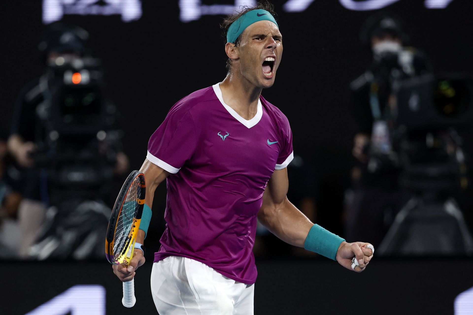 Rafael Nadal at the 2022 Australian Open.