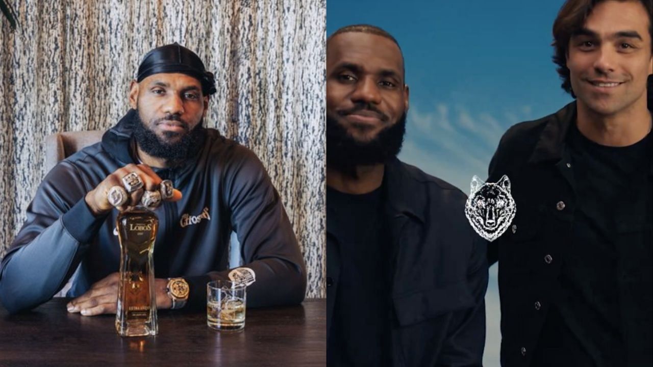 LeBron James launched his tequila brand &lsquo;Lobos 1707&rsquo; in the UK