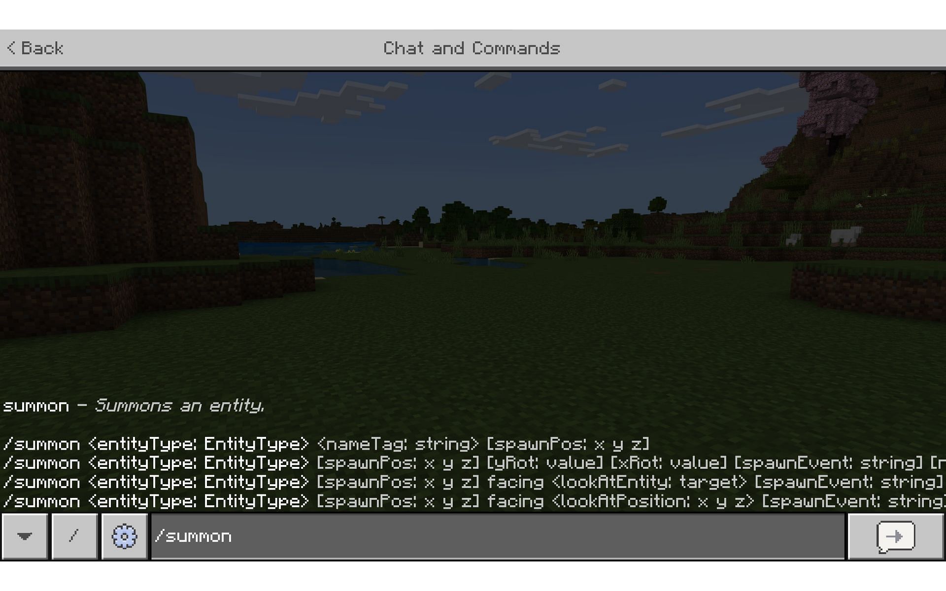 Any entity can easily be summoned with this command (Image via Mojang)