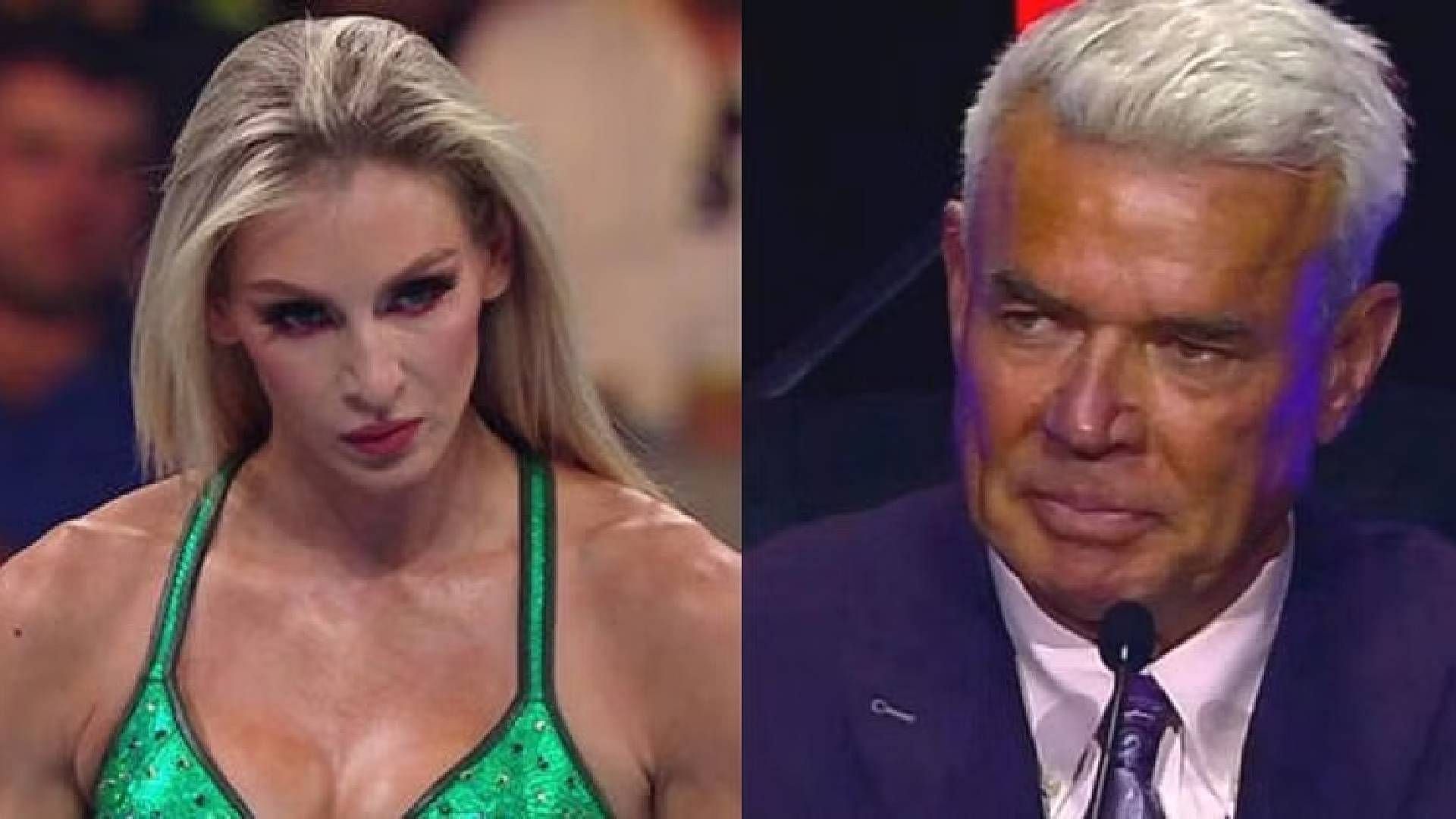 Charlotte Flair and Eric Bischoff