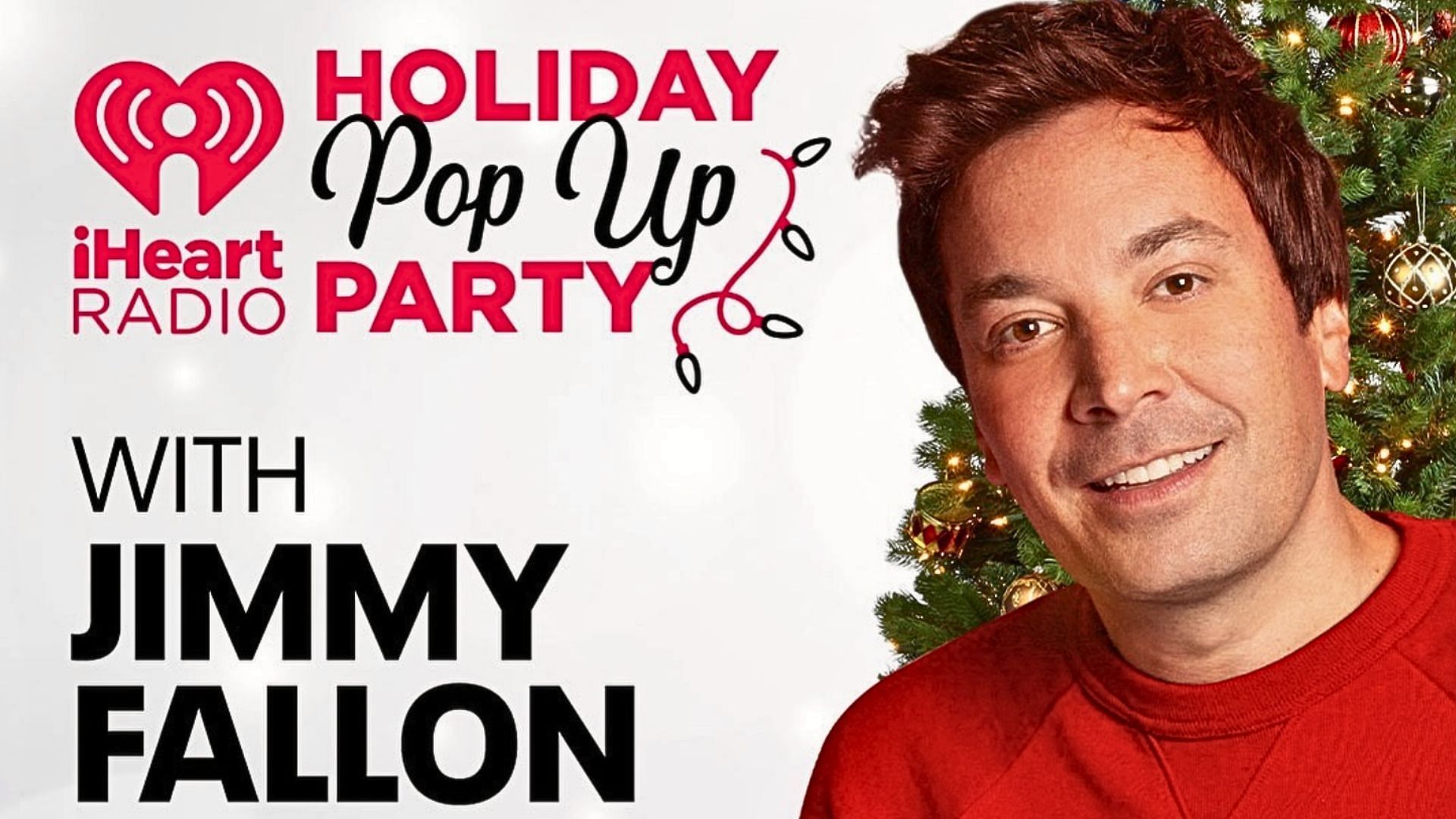 Jimmy Fallon will be part of the iHeartRadio Holiday Pop Up Party (Image via Instagram/@elvisduranshow)