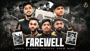 Gods Reign parts ways with its BGMI squad consisting of NinjaJOD, Aquanox, Owais, and more
