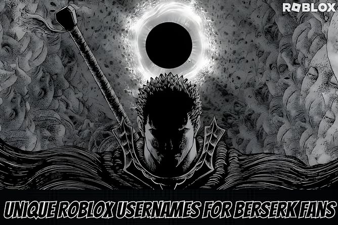 200 unique Roblox usernames for Berserk fans