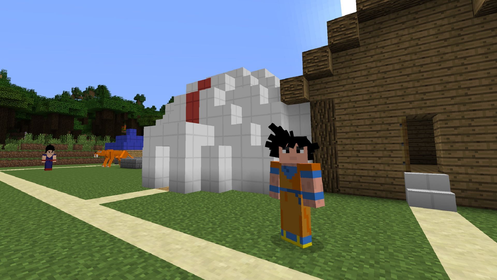 Dragon Block C sees Minecraft players enter the world of Akira Toriyama&#039;s Dragon Ball franchise (Image via NagyBenjamin97/CurseForge)