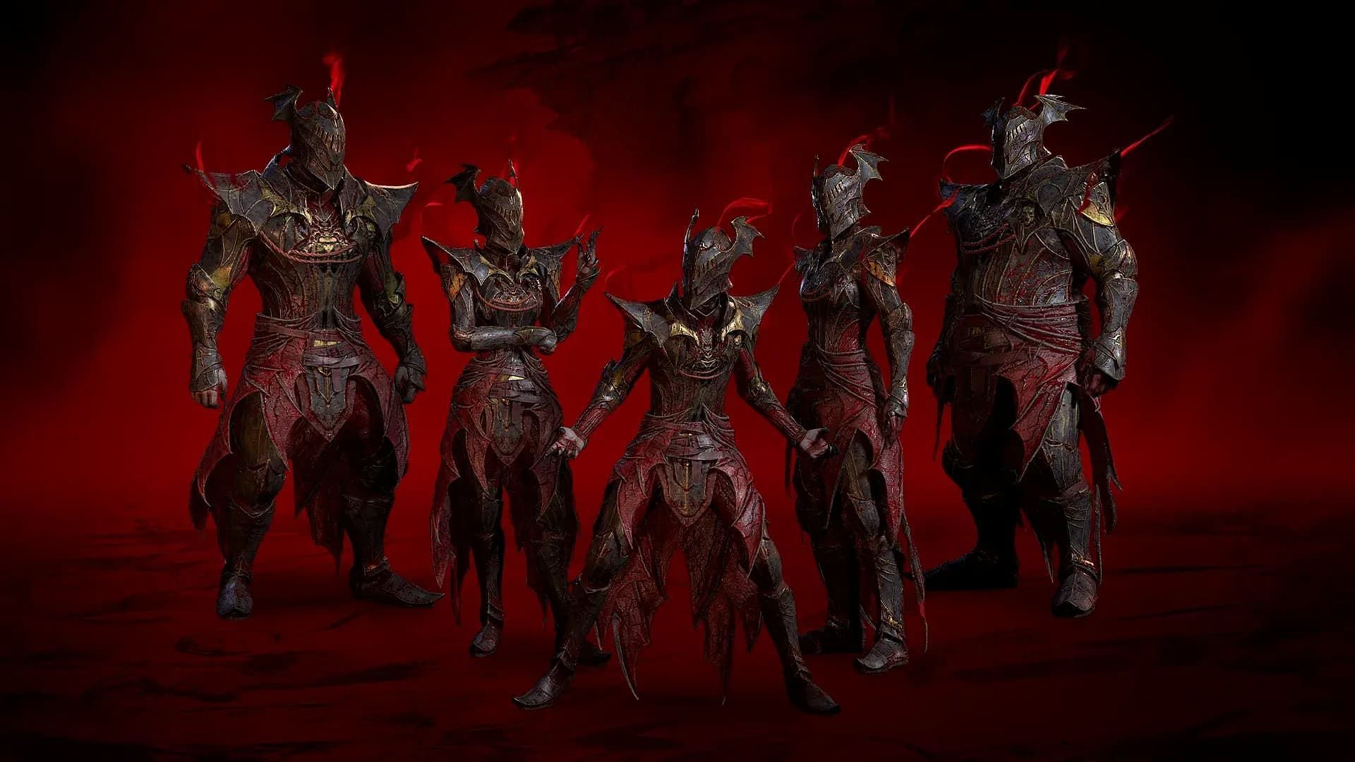 Different classes and their armor sets in Diablo 4