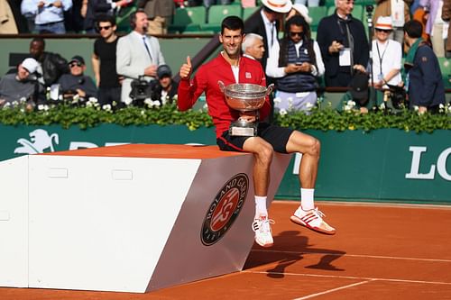 Novak Djokovic at Roland Garros