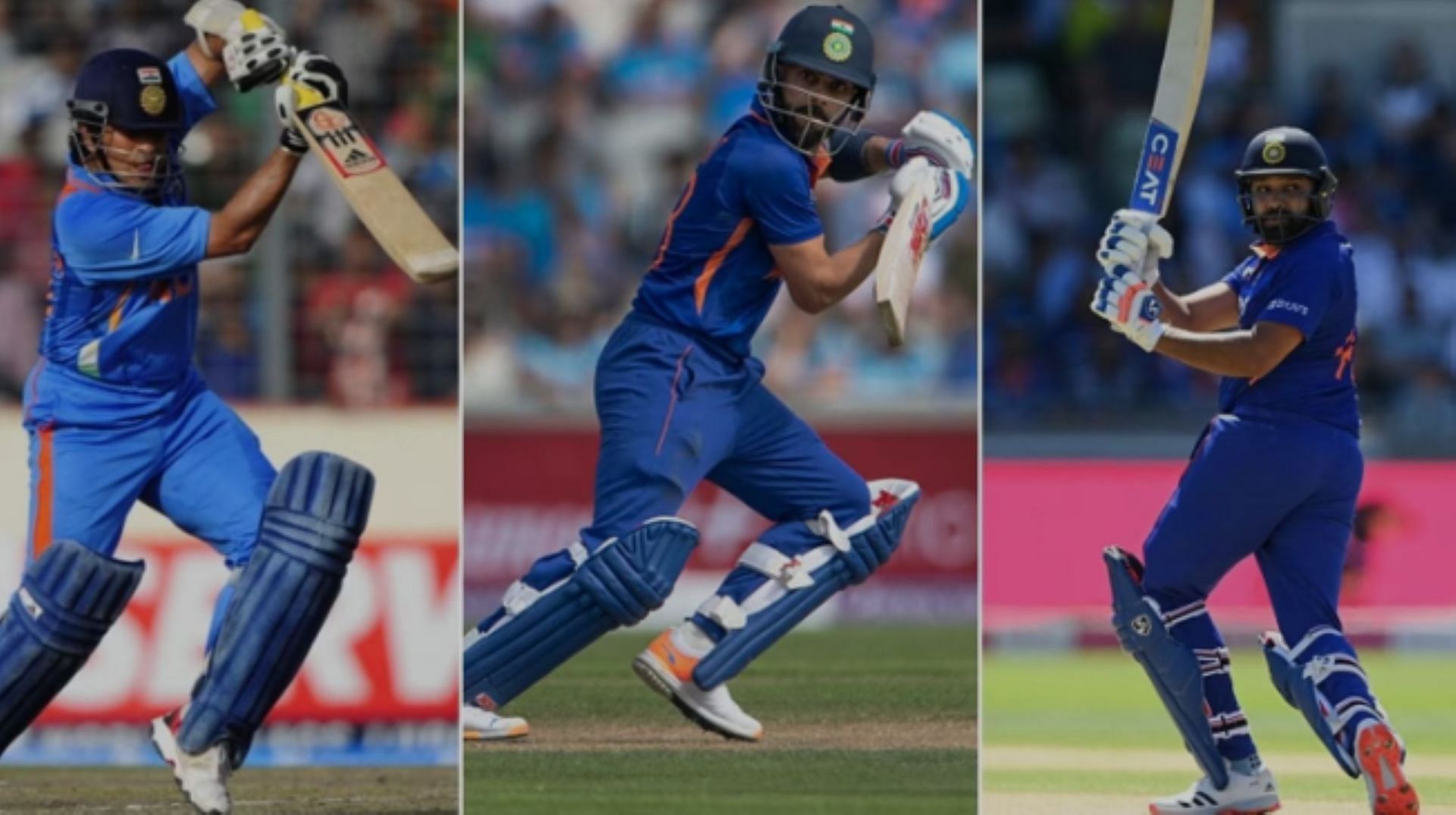 The Indian trio boasts most of the batting records in cricket history.