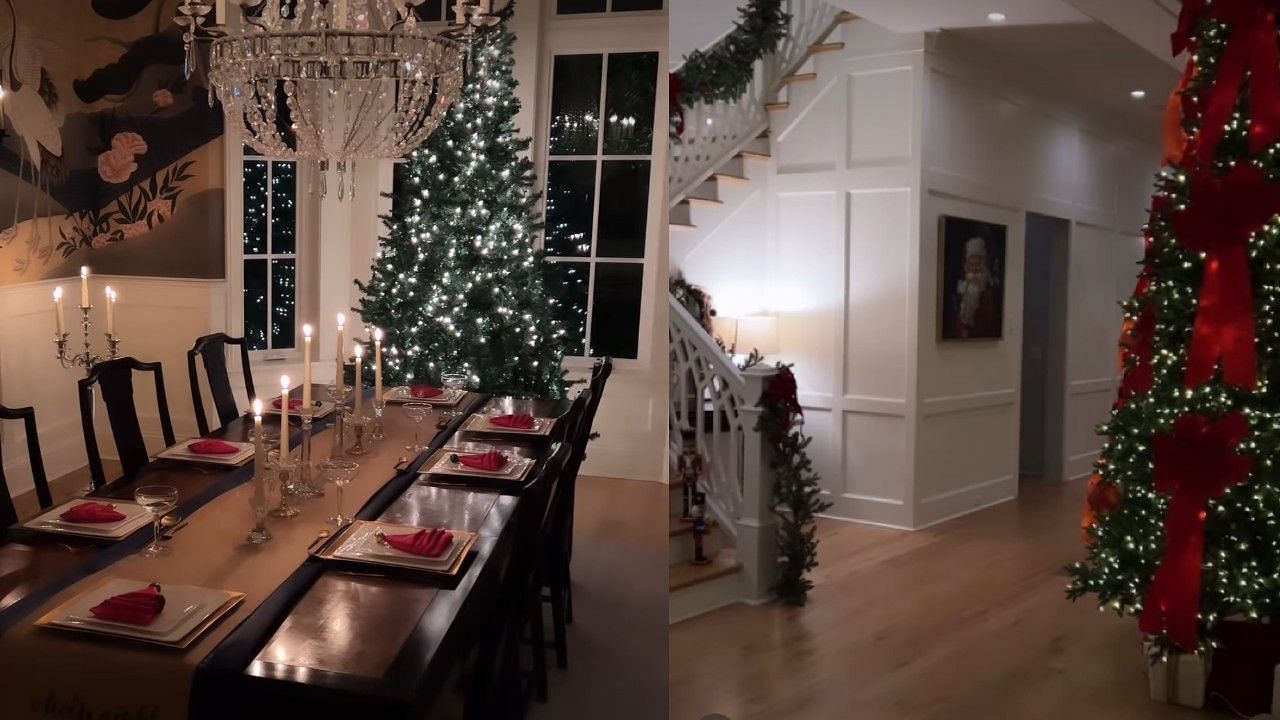 Marissa Lawrence gave a peak of the decorations throughout her home.