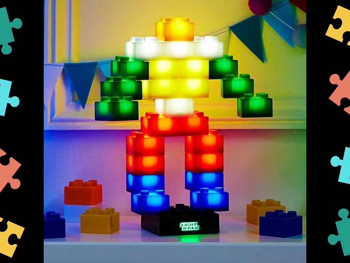 Toddler Sound-Activated Light Blocks (Image via Amazon)