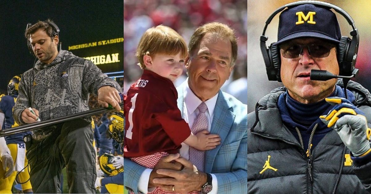 George Helow, Nick Saban, Jim Harbaugh