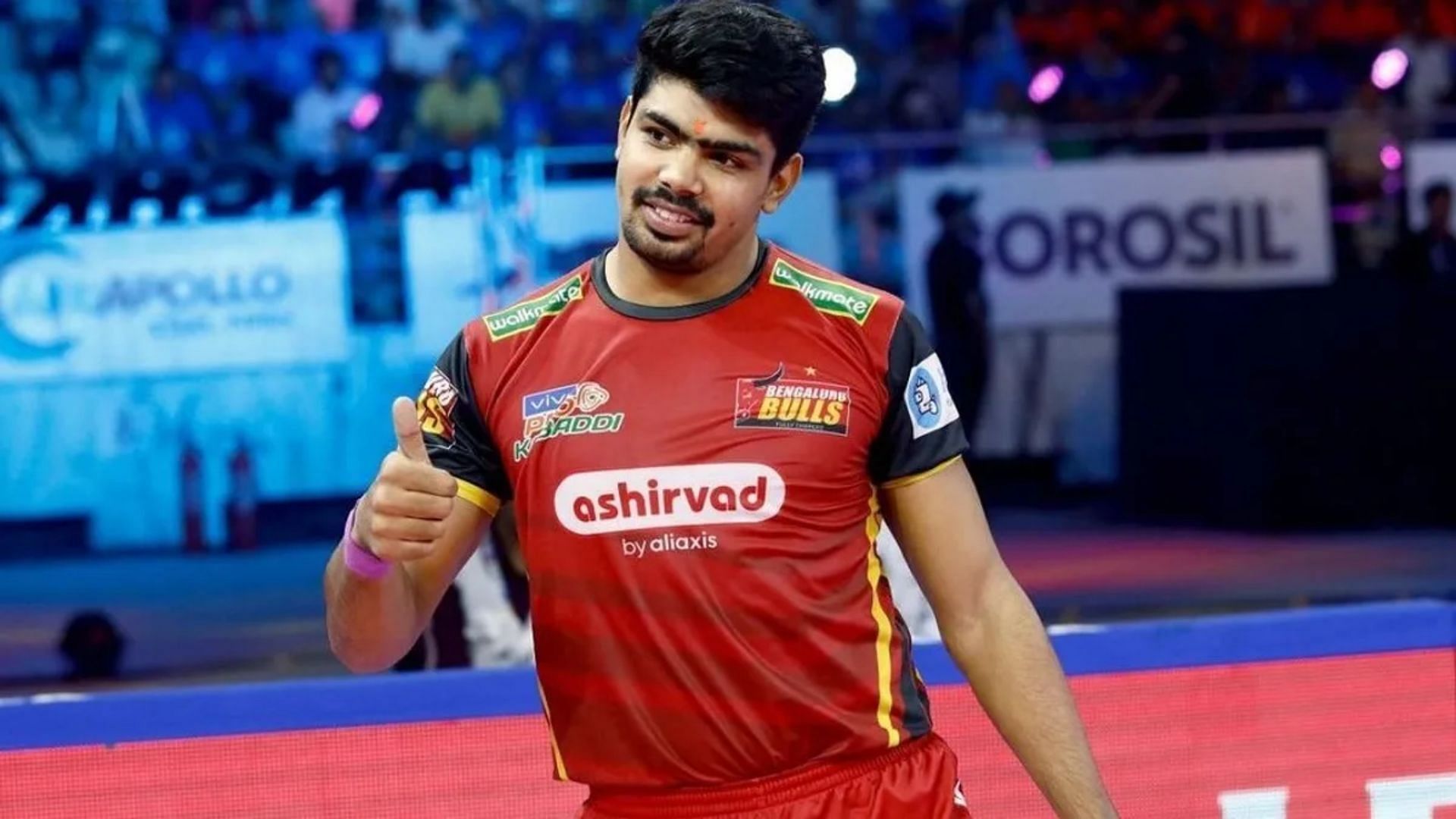 PKL: Pawan Sehrawat has the most raid points in a single Pro Kabaddi League match (Image via PKL)