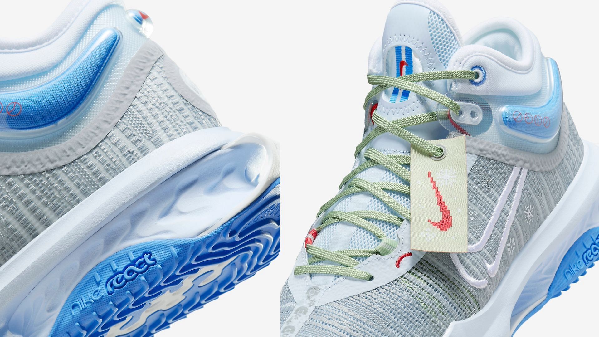 Take a closer look at the heels and tongue areas (Image via Nike)