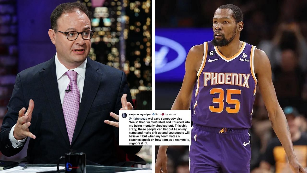 Kevin Durant calls out Adrian Wojnarowski before deleting comment on IG ...