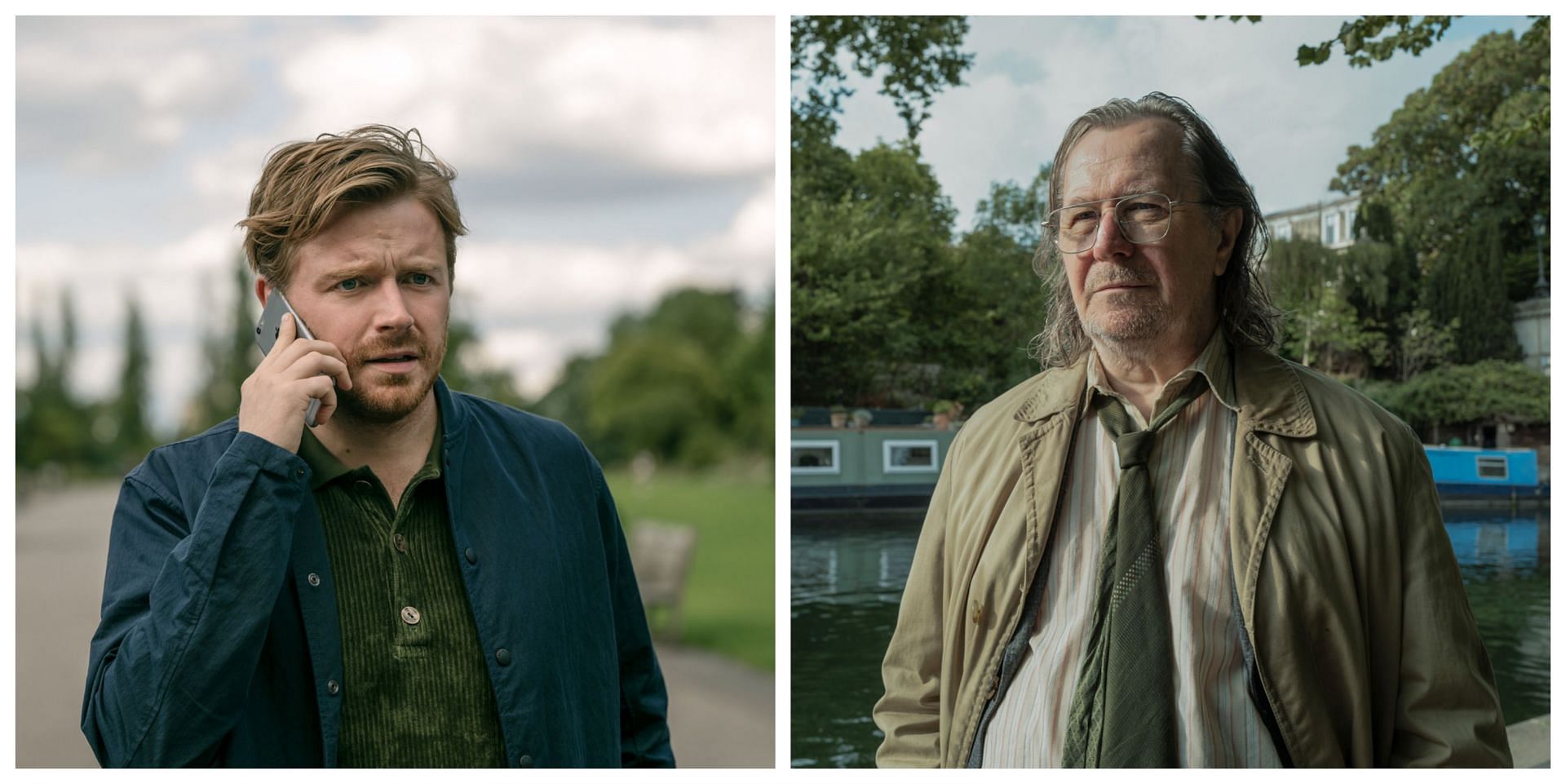 Jack Lowden and Gary Oldman (From the Apple Press site)