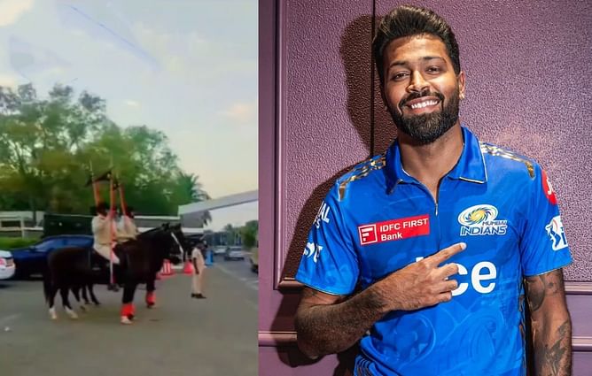 [Watch] Viral video claims new Mumbai Indians captain Hardik Pandya received grand welcome in Jamnagar recently