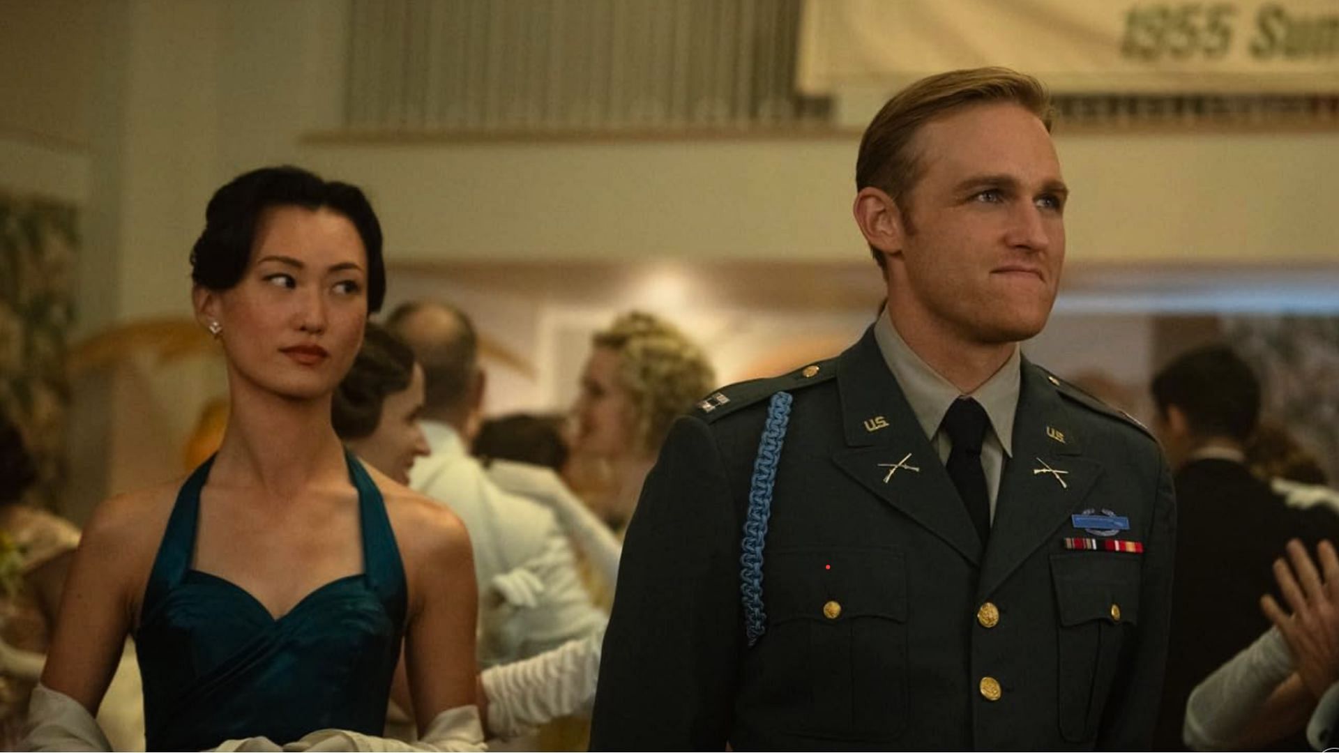 Lee and Keiko at the Military Ball (Image via Apple TV+)