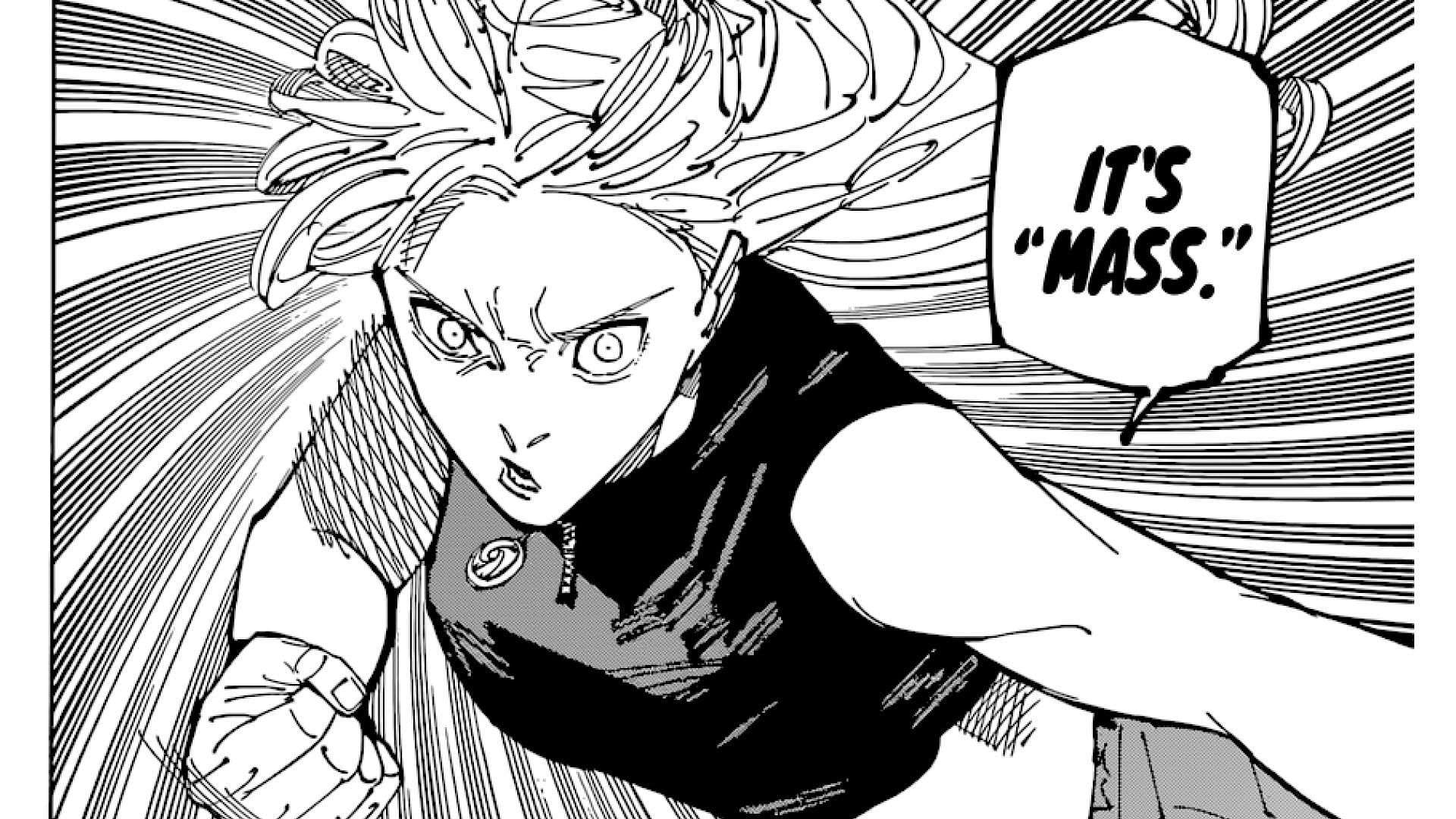 Yuki in Jujutsu Kaisen manga (Image via Gege Akutami/Shueisha)