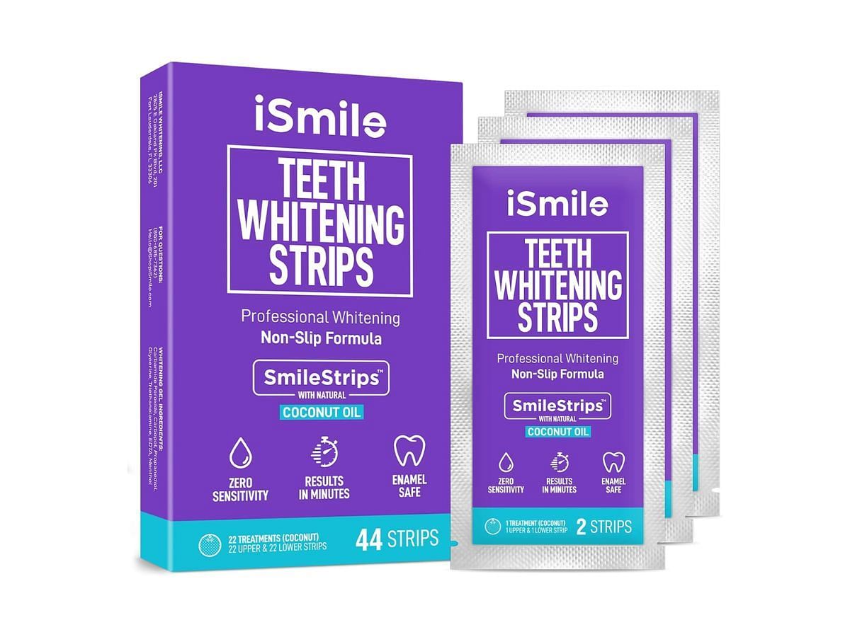 iSmile Teeth Whitening Strips (image via Amazon)