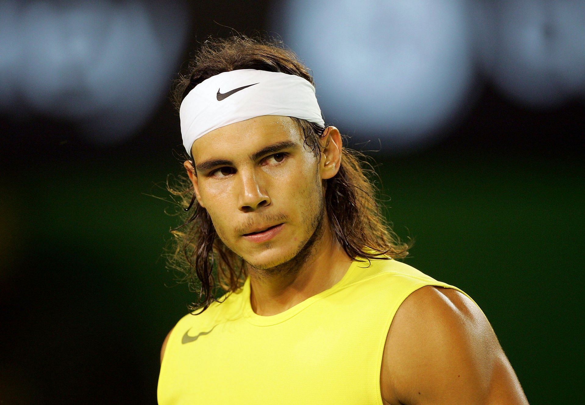 Rafael Nadal pictured at the 2007 Australian Open
